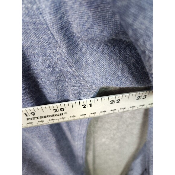 Johnnie -O Hanging out casual cotton button down shirt Size M solid blue - Picture 5 of 6